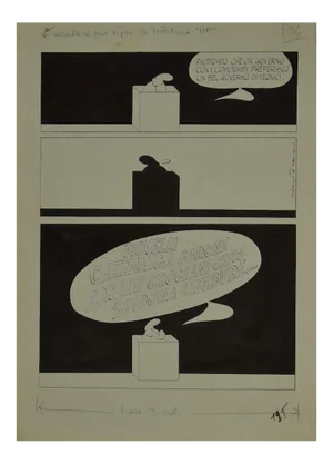 Alfredo Chiappori, Political Comics, 1977, Comic Strip