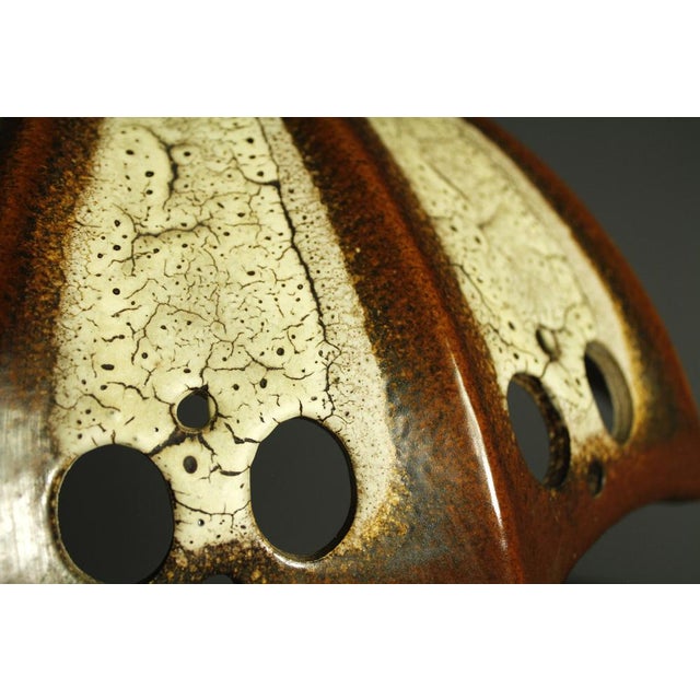 Mid-Century Modern Fat Lava Ceramic Pendant Light from Pan Leuchten, 1970s For Sale - Image 3 of 10