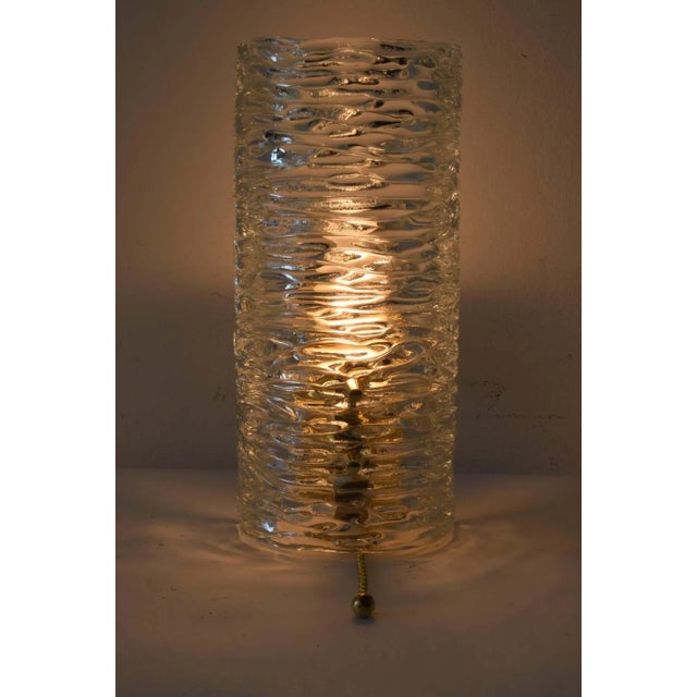 Kalmar Glass & Brass Sconces by J. T. Kalmar for Kalmar For Sale - Image 4 of 6
