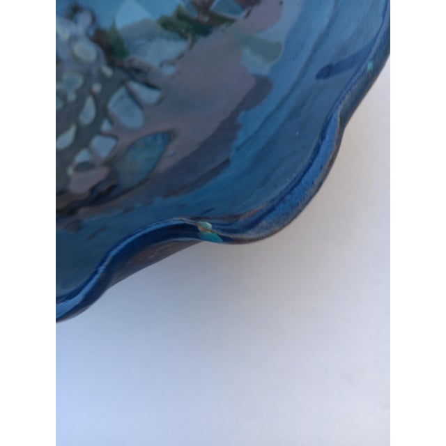 1960s Vintage Raku Ceramic Bowl or Wall Plate by Tomás Buxó, 1960s For Sale - Image 5 of 7