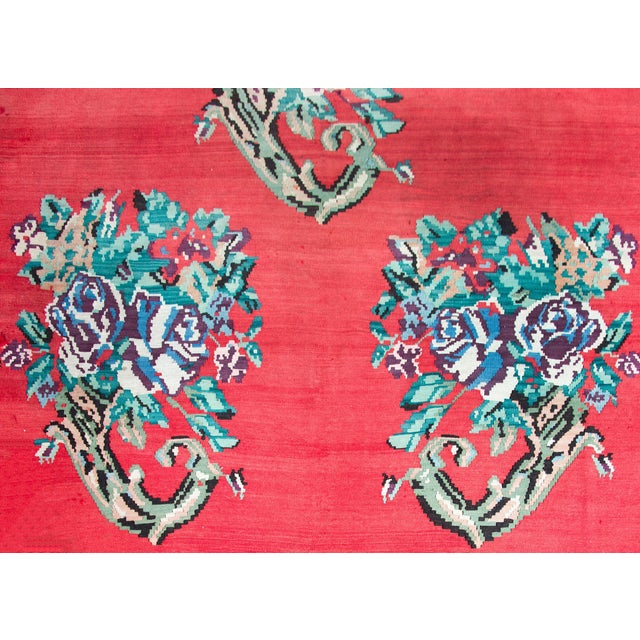 Vintage Turkish Kilim Rug For Sale - Image 15 of 15