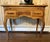 Antique French Three Drawer Inlaid Console Table For Sale - Image 4 of 9