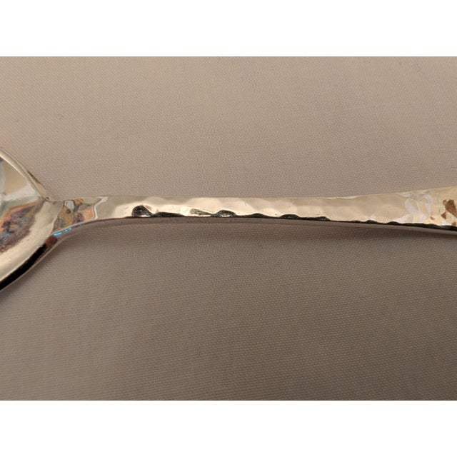 Art Nouveau 1918 Danish Sterling Silver Sugar Spoon For Sale - Image 3 of 15
