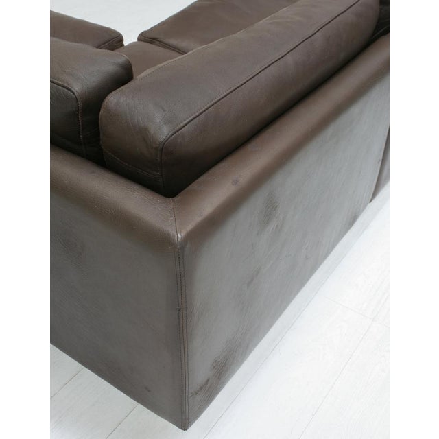 L-Shaped Sofa in Leather by Georg Thams for Vejen Polstermöbelfabrik, Denmark, 1970s For Sale - Image 11 of 18