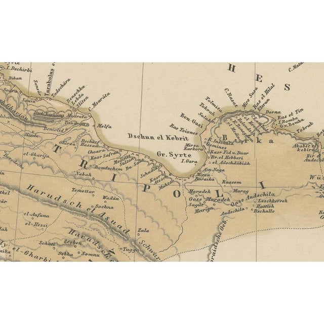 Map of Mediterranean, Black Sea and Ottoman Empire, 1853 For Sale - Image 4 of 12