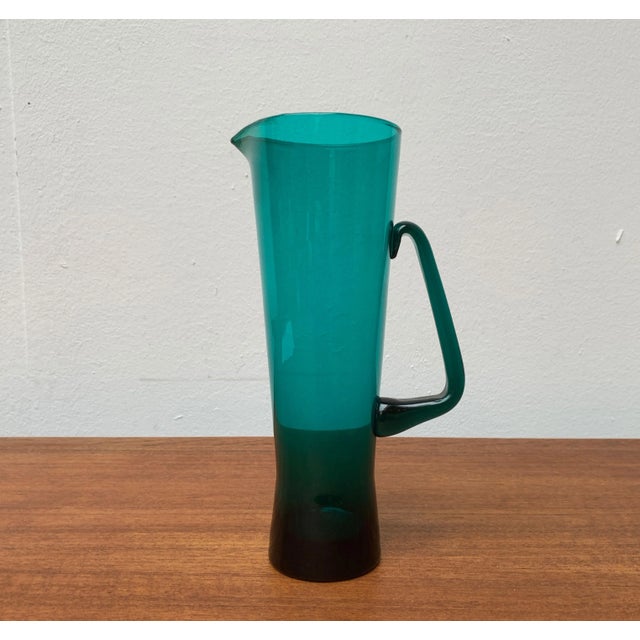 Mid-Century Glass Carafe Jug from Weitz For Sale - Image 15 of 18