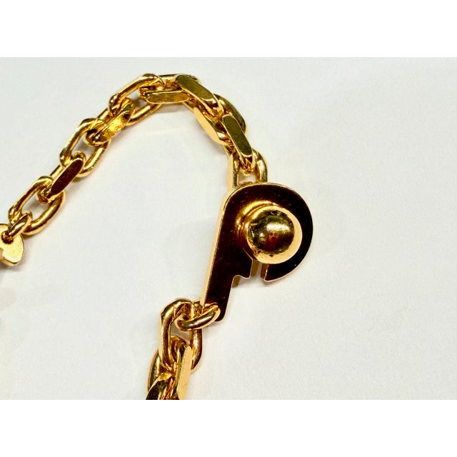 Mid-Century Silver- and Gold-Plated Baby Carriage Artist Pendant Jewelry in the style of Cartier, 1960s For Sale - Image 12 of 13
