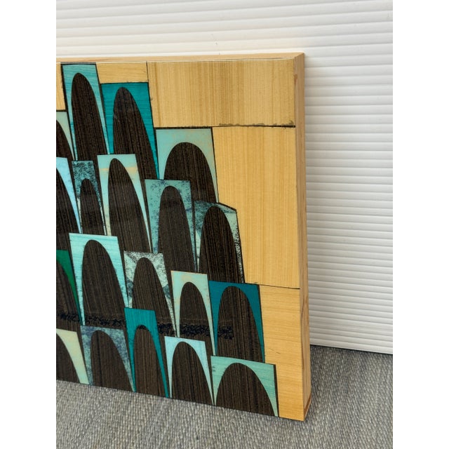 Circa 2005 Rex Ray Mixed Media + Resin Collage For Sale - Image 10 of 12