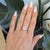 This minimalist curved stackable band is crafted in solid 14K gold with a sleek contour design that fits beautifully...