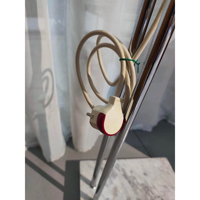 Silver Italian Floor Lamp, 1960 For Sale - Image 8 of 15