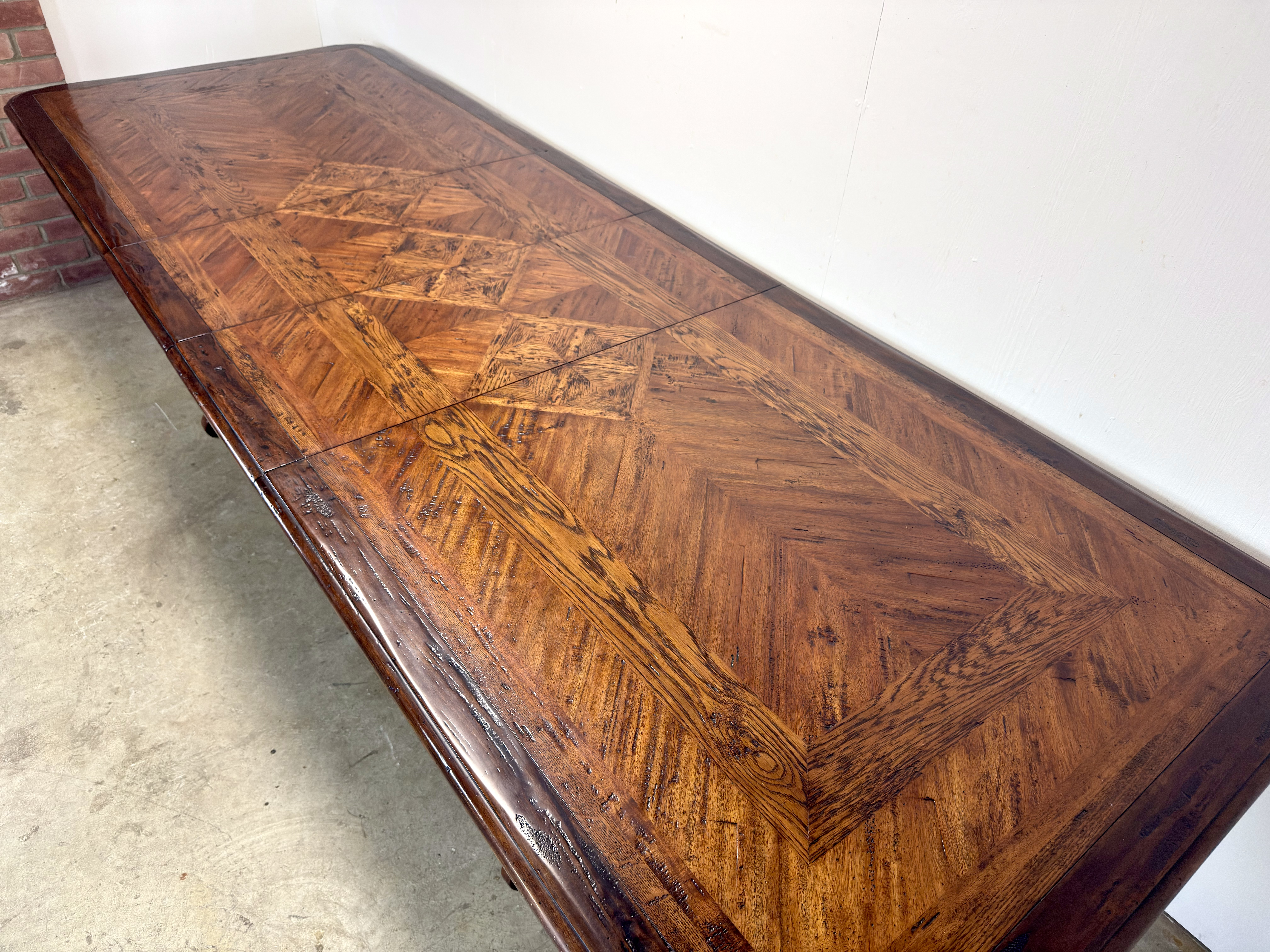 Early 21st Century Theodore Alexander Castle Bromwich English Style Extendable Dining Table With 2 Leaves For Sale - Image 5 of 14