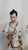 Andrea by Sadek 2 Porcelain Figures 6818 White and Gold Trim Made in Japan 4824b For Sale - Image 13 of 18