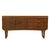 Mid Century Modern Danish Style Compact Zebra Wood Teak Credenza Sideboard 1960 For Sale - Image 11 of 13