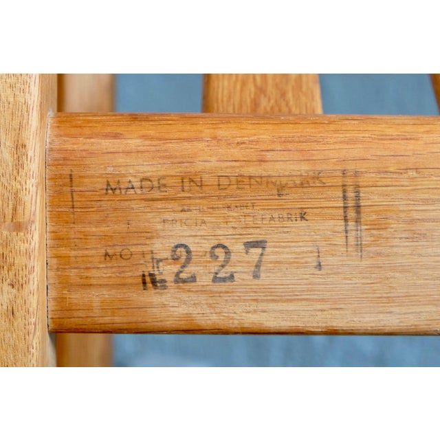 White Set of Model 227 Easy Chairs with Footstool by Borge Mogensen for Fredericia, 1960s For Sale - Image 8 of 12