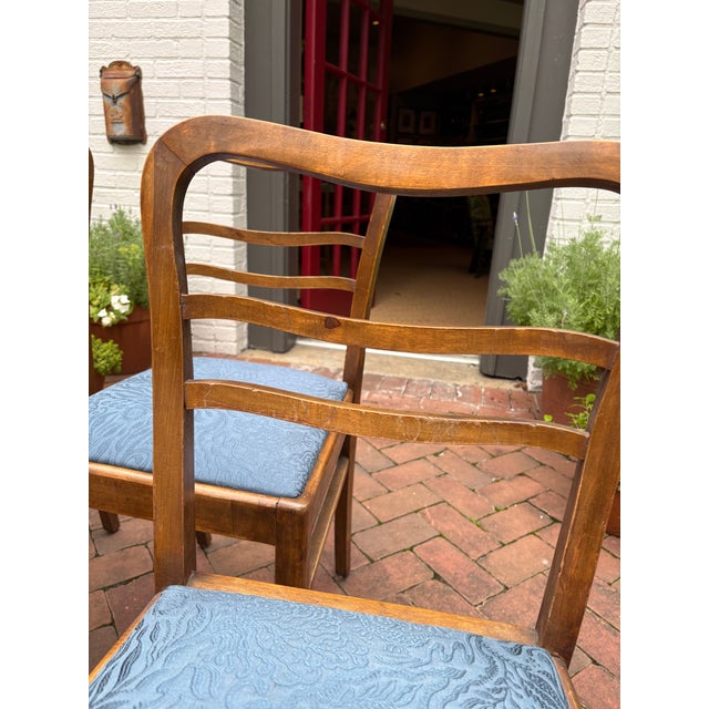 Mid 20th Century Polish Beech Dining Chairs For Sale - Image 9 of 9