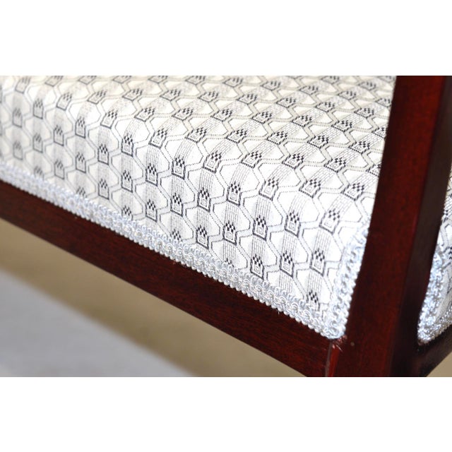Vintage Art Nouveau Viennese Bench For Sale - Image 14 of 18
