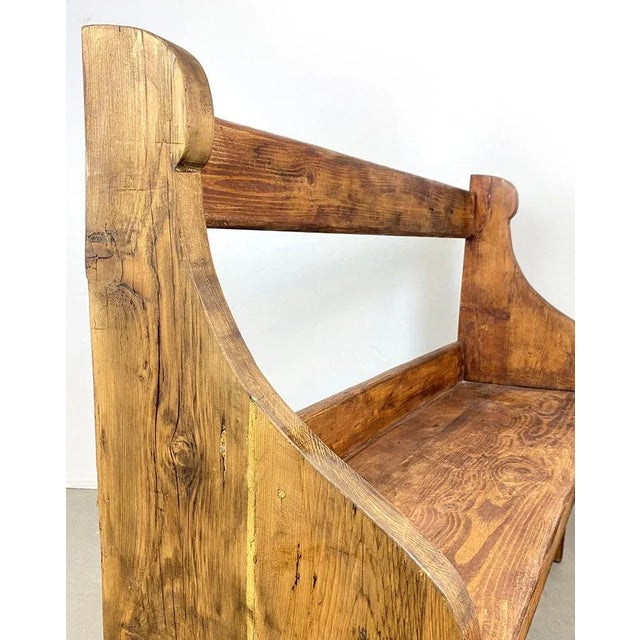 Vintage Swedish Chapel Bench For Sale - Image 6 of 7