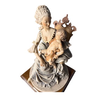 Lady With Child Figurine For Sale