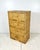 Vintage Woven Caning Wrapped Rattan Tall Dresser For Sale - Image 12 of 12