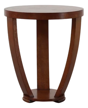 Art Deco Side Table in Wood and Chess Style Veneered Top, 1940