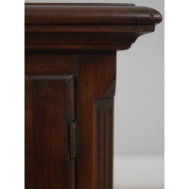 Brown Pair Pennsylvania House Cherry 2 Door Nightstands For Sale - Image 8 of 18