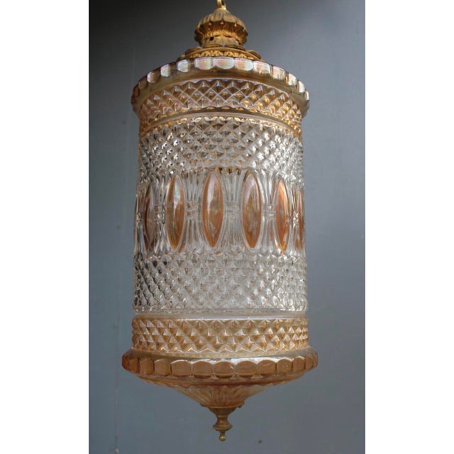A. Murano 1950s Mid-Century Modern Stunning Vistosi 1950s Murano Glass Pendant Chandelier For Sale - Image 4 of 10