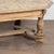 20th Century French Bleached Oak Coffee Table With Trestle Base For Sale - Image 9 of 12