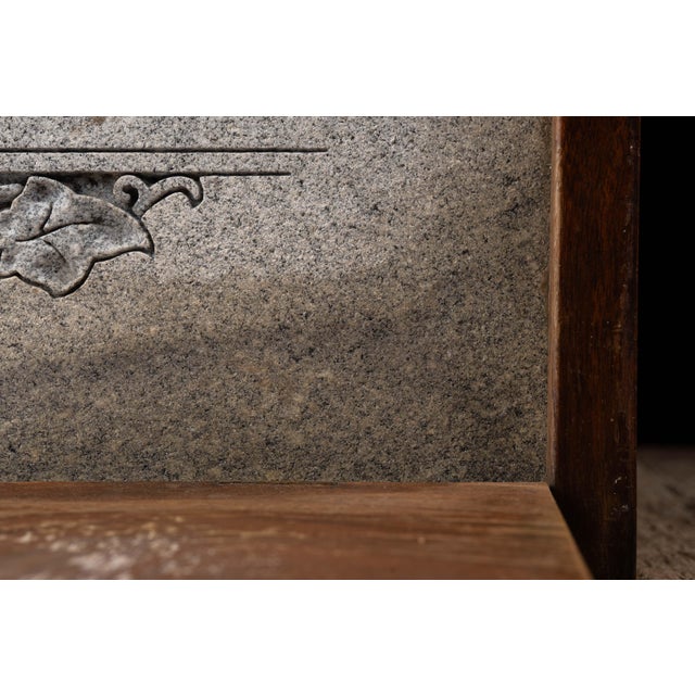 Gray Mid 20th Century C Schergers Sons Sterling Blue Headstone Salesman Sample For Sale - Image 8 of 14