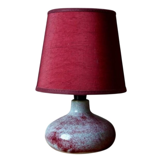 Bohemian Glazed Stoneware Lamp, 1990s For Sale