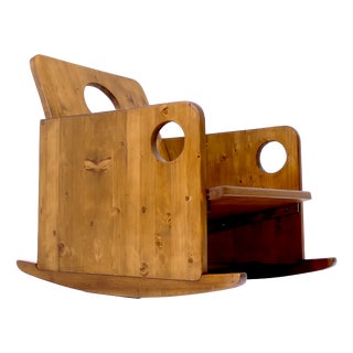 Vintage Swedish Rocking Chair, 1960s For Sale