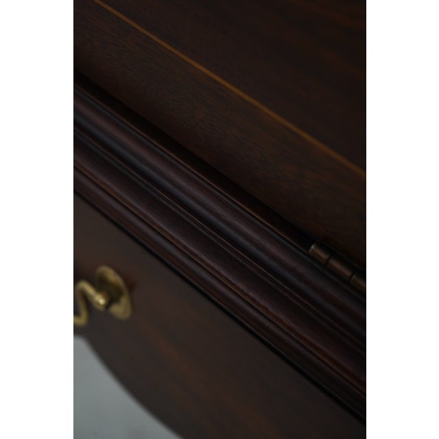Henkel Harris Mahogany Fall Front Silver Chest For Sale - Image 10 of 18