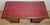 Brown Antique Edwardian Knee Hole Writing Desk with Red Leather Top, 1910s For Sale - Image 8 of 18