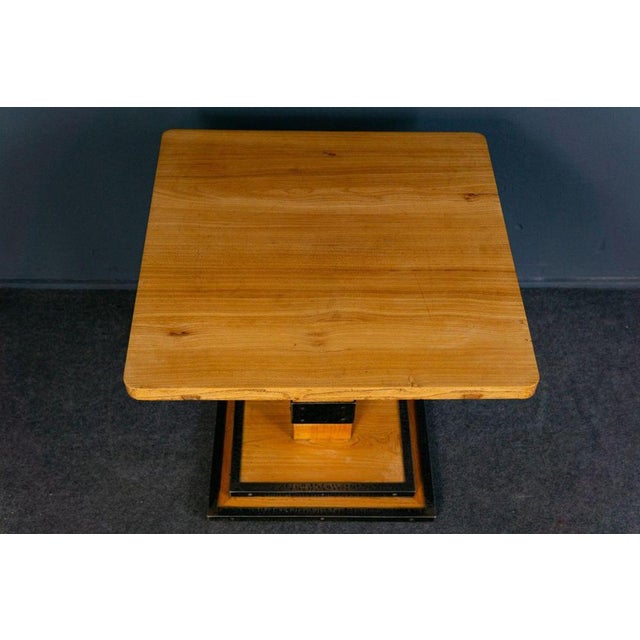 Vintage Brown Dining Table For Sale - Image 3 of 7