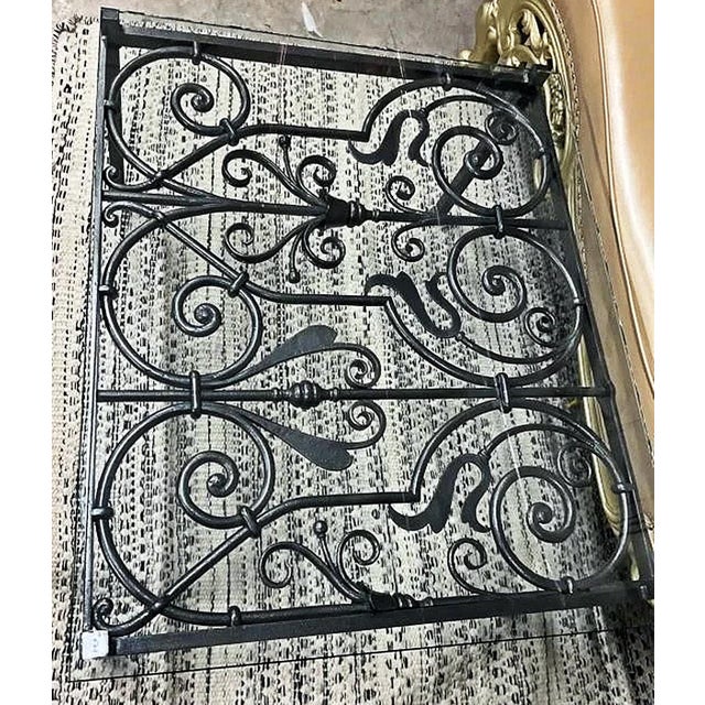 1990s Solid Stock Wrought Iron Coffee Table For Sale - Image 13 of 14