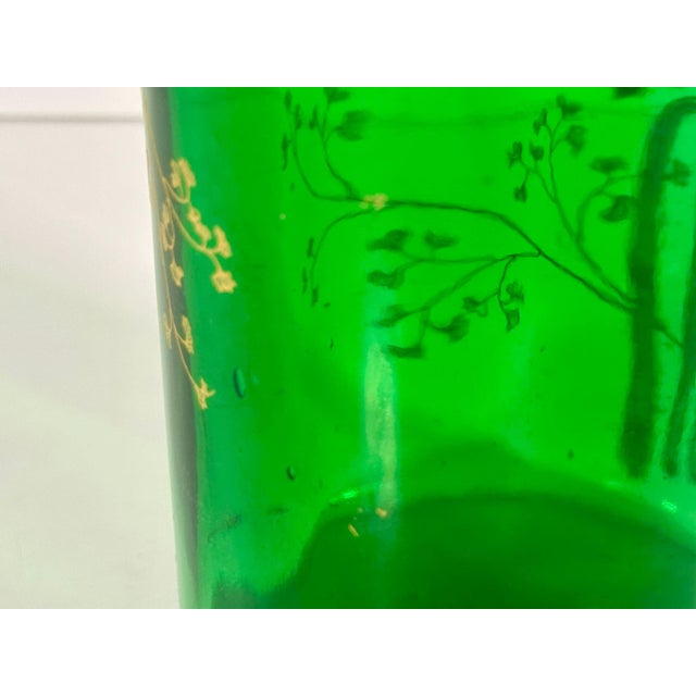 Legras Mont Joye Enameled Art Glass Vase c. 1900 For Sale - Image 10 of 10