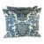 Custom Fortuny Pillows in Carnavalet Pattern, Blue & White For Sale