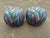 80s Post Modern Graffiti Style Ottoman Poofs by Wieman - A Pair For Sale In Miami - Image 6 of 6
