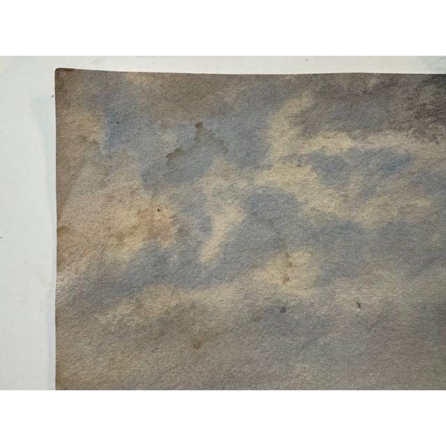 Traditional Late 19th Century Frank Henry Mason Signed Original Watercolor Rocky Moorland Landscape For Sale - Image 3 of 7