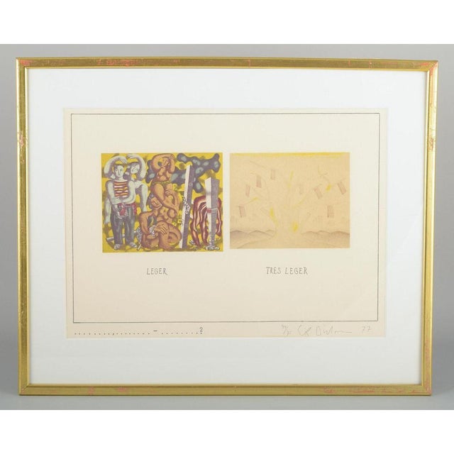 Erik Dietman. Color lithograph on paper. Léger / Très Léger, 1977 Signed and numbered 49/75, 1977. Artist: Erik Dietman...