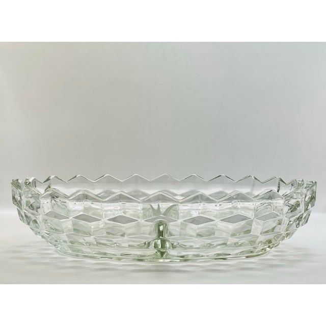 1940s Fostoria “American” Divided Dish For Sale - Image 9 of 9