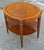 Late 20th Century Regency Style Banded Mahogany Two-Tier Side Table For Sale In Washington DC - Image 6 of 10