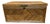 Vintage Pencil Reed/Bamboo Diamond Pattern Wood Storage Trunk For Sale