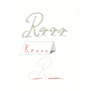 1991 'R' From 'Hockney's Alphabet' by David Hockney For Sale