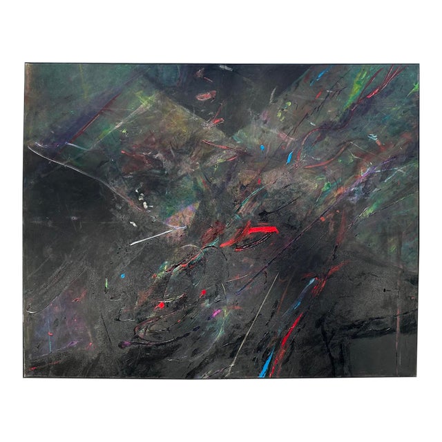 1985 “Flight Over Egypt” Acrylic on Canvas Painting by Robert Berkshire For Sale