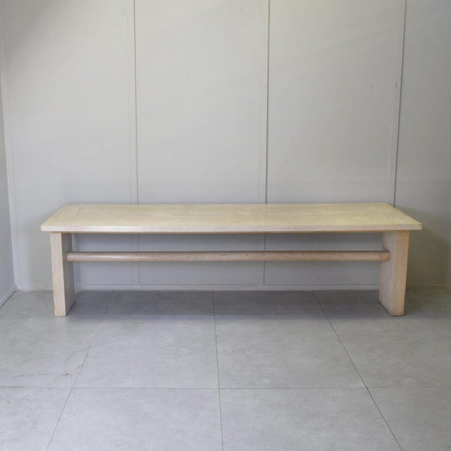 Valmarana Dining Table in Bleached Ash by Carlo Scarpa for Simon International, 1974 For Sale - Image 6 of 13