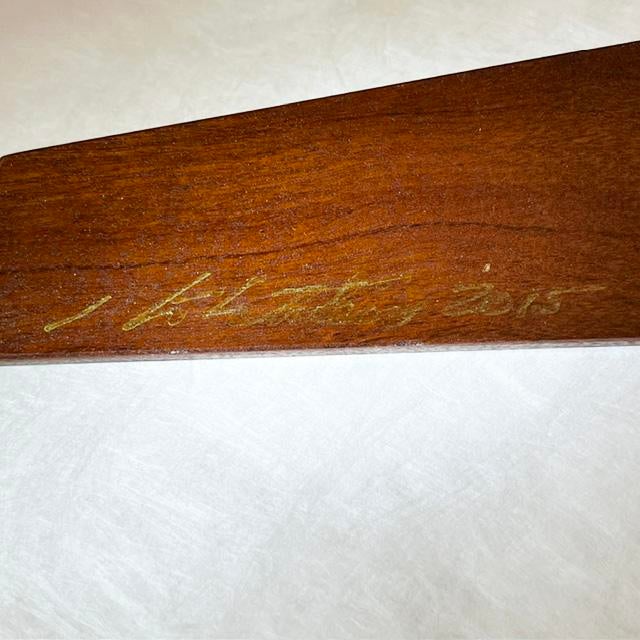 Wood Vintage Hotchkiss Mara Wood & Brass Mobile For Sale - Image 7 of 7
