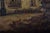 Rustic Unknown, Farmhouse Courtyard with Chickens, 1890s, Oil on Canvas For Sale - Image 3 of 8