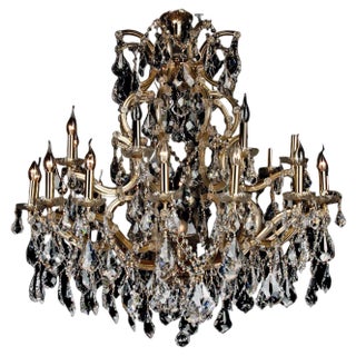 20th Century Baroque Ceiling Chandelier For Sale