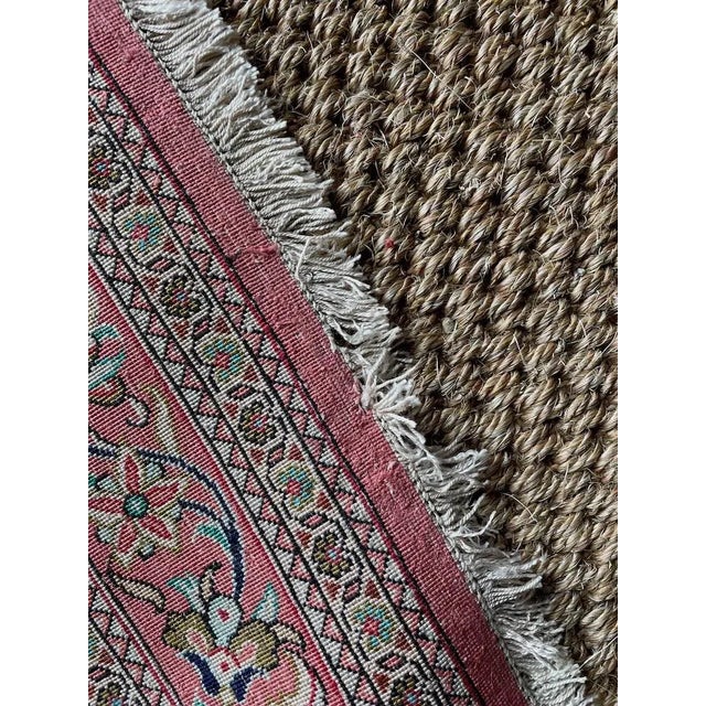 Gray Silk Corridor Rug, 1980s For Sale - Image 8 of 11