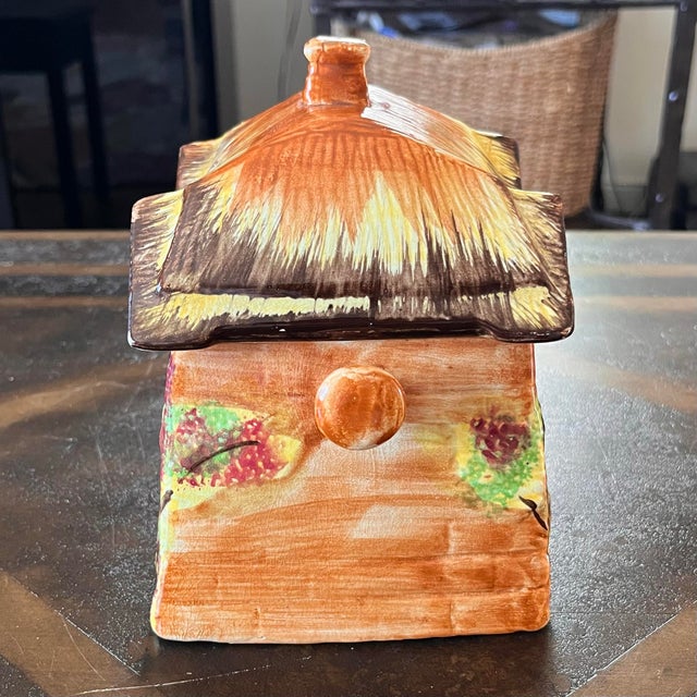 English Vintage 1950s Price Kensington Cookie/Biscuit Jar For Sale - Image 3 of 5